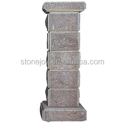 
Garden Stone Gate Pillars, Entrance Column, Gate Post 