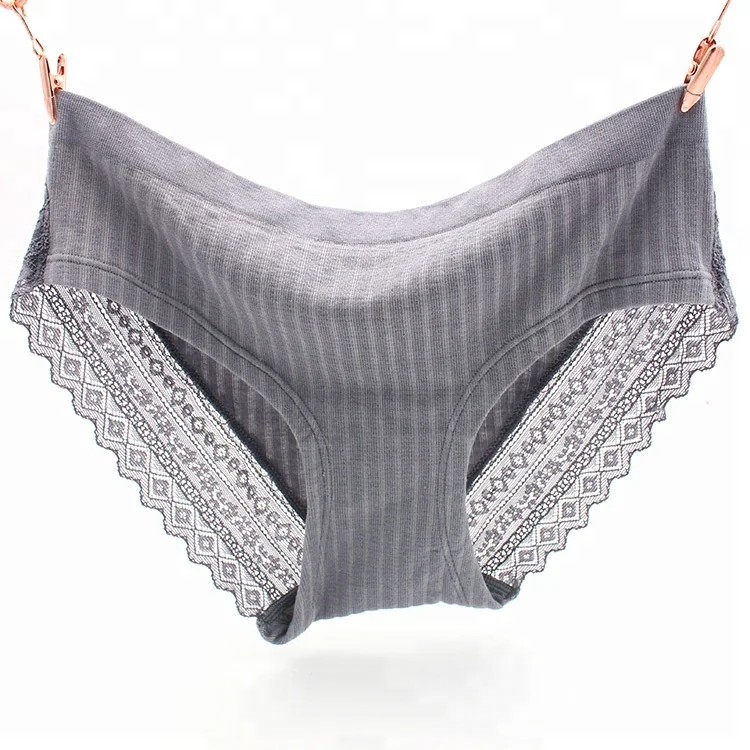 New Design Young Girl Seamless Low Waist Sexy Lace Sheer Panties Hot Sale