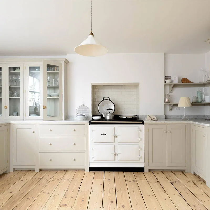 Экономичный практичный Меламиновый кухонный шкаф для небольшой квартиры