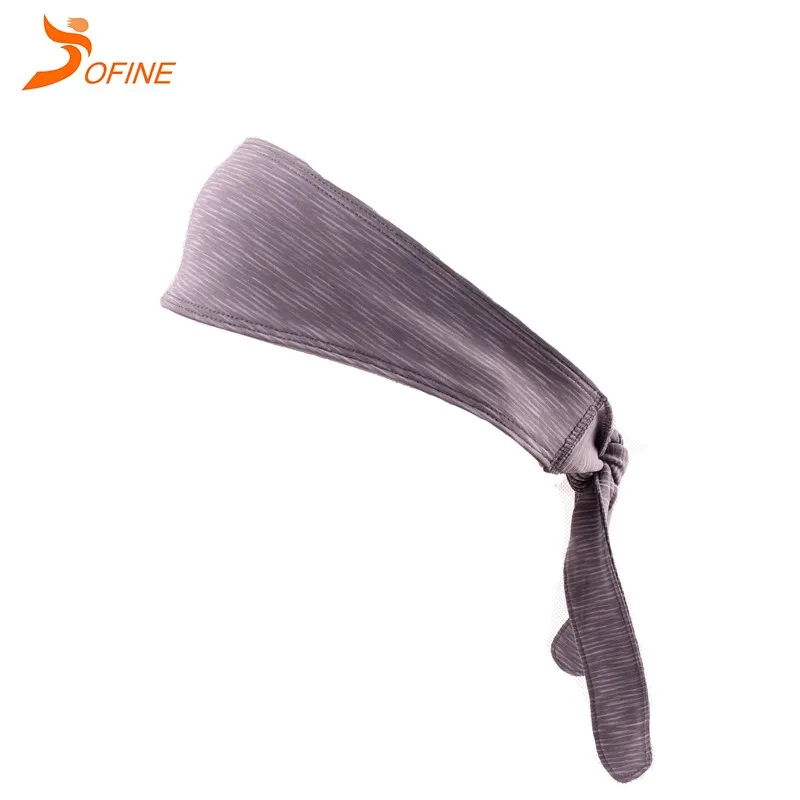 Custom women men elastic stretchy adjustable no slip athletic headband bandana hair head tie for yoga working out tennis