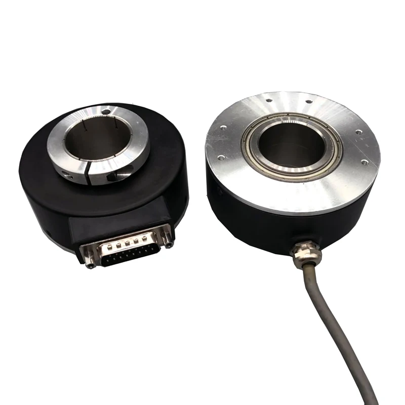 IHA9040 35mm 40mm Hollow Through Shaft Optical Elevator Motor Rotary Encoder Price 1024/2048/2500PPR  5Vdc/12V/24V (IBEST)