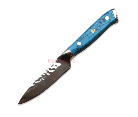 Hot selling  Damascus Knife 4 inch Cleaver Knife 67 Layers Damascus Steel With VG10 Core Vacuum Heat Treatment 60+/-1 HRC