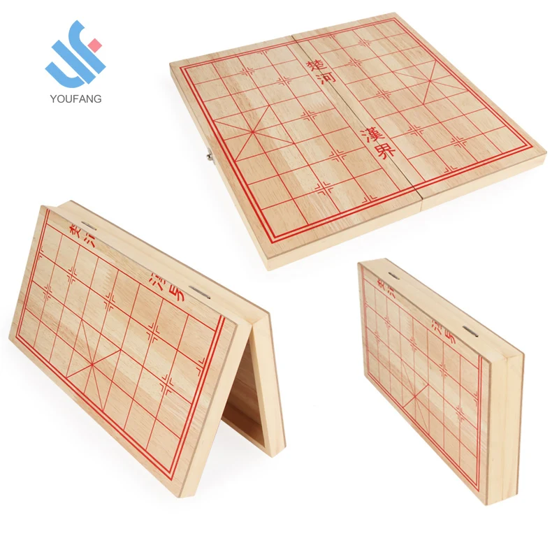 YF-M631 деревянные китайские шашки Развивающие деревянные игрушки большой размер китайские шахматы