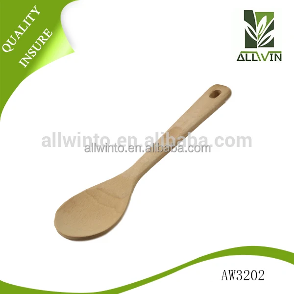 Kitchen Accessories Cheap Flat Wooden Spoon With Long Handle