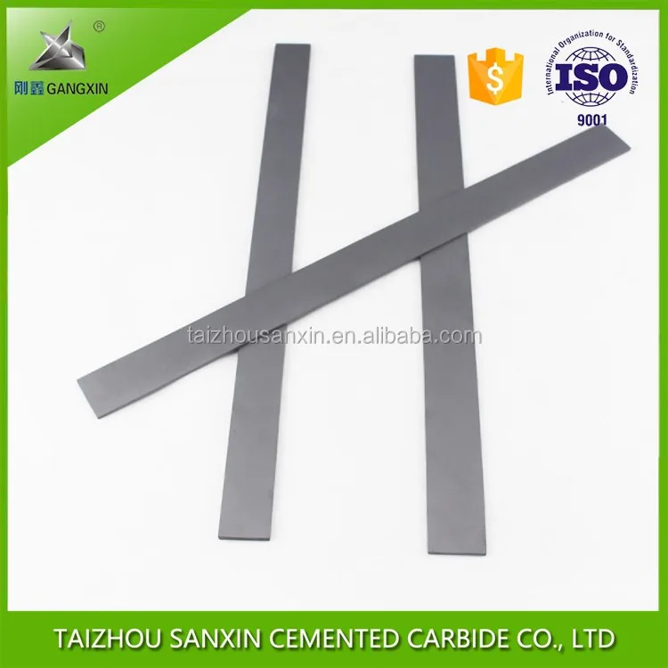 factory direct sale Custom yg6 yg8 yg12c tungsten carbide long sheets woodworking cutting tools strips sanxin