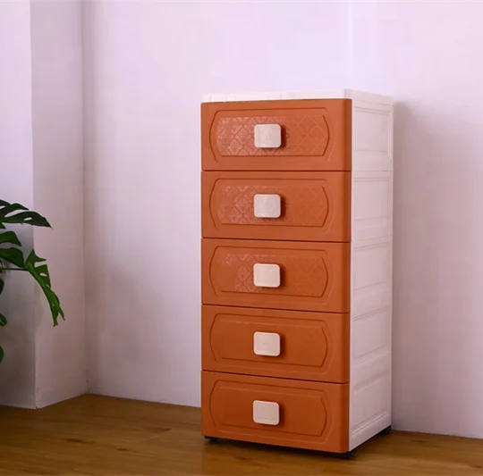 
Kids Plastic Wardrobe Storage Drawers Cabinet 