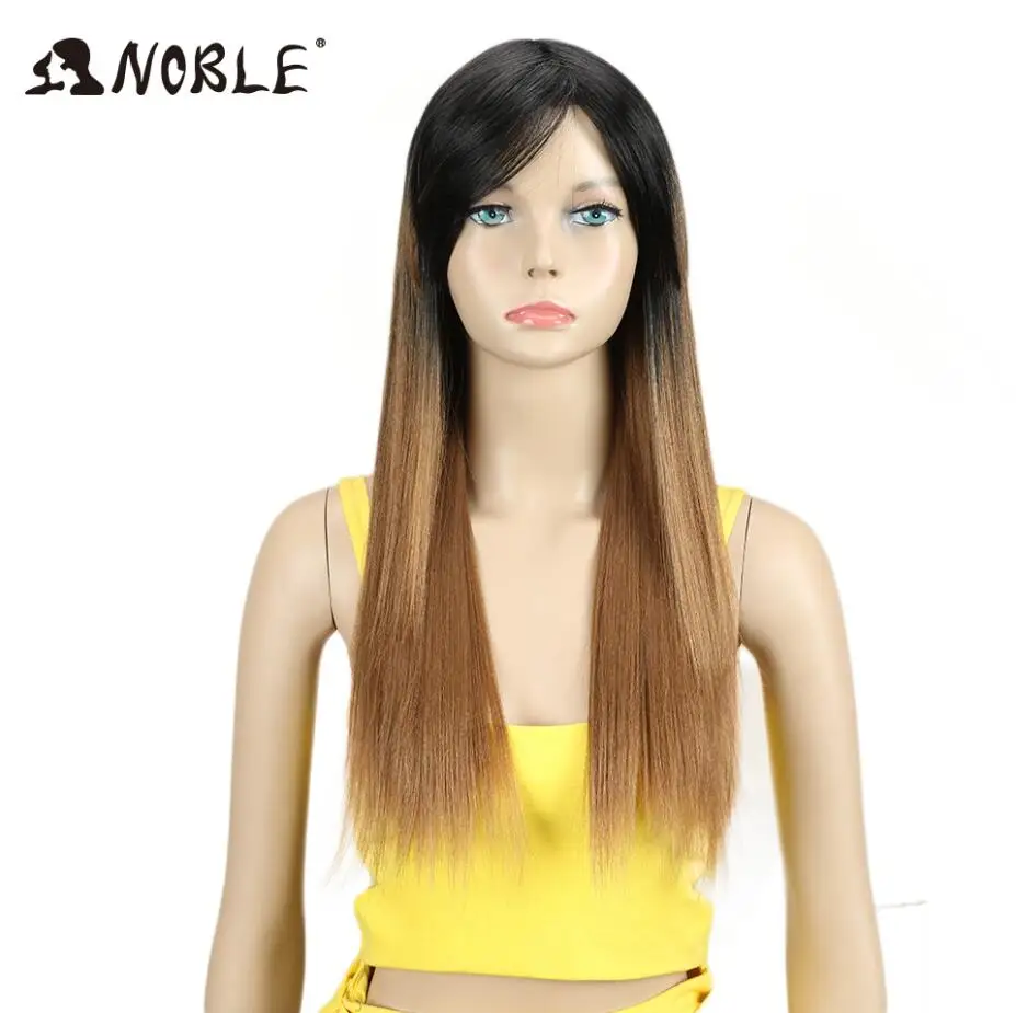 Noble cheap wigs with lowest price none remy synthetic hair wigs for black women heat resistant wigs