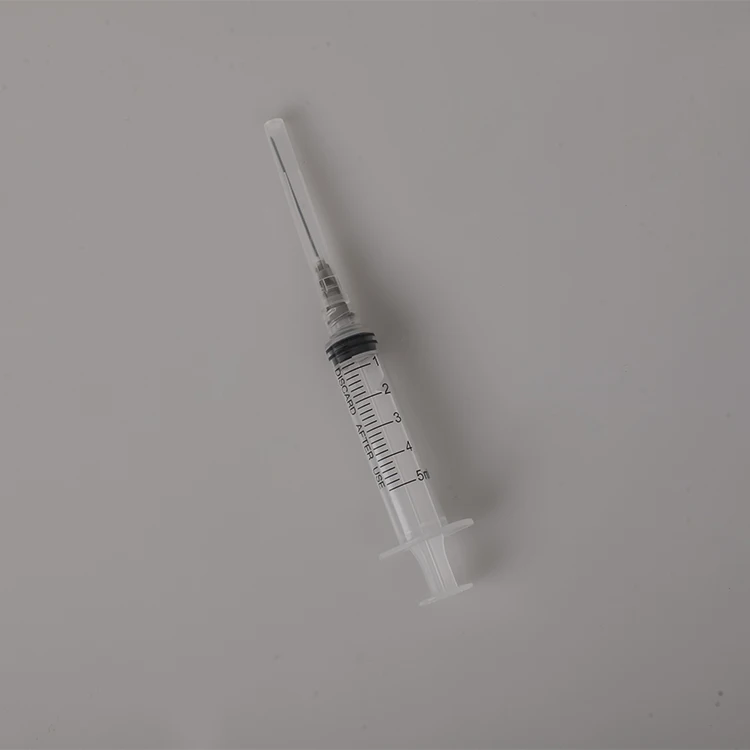 10ml luer slip syringe rubber plunger
