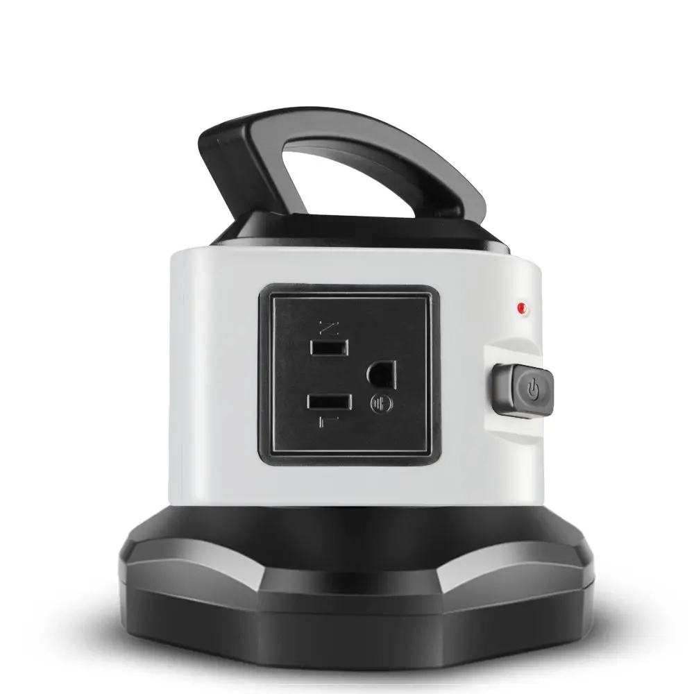 USA Plug Outlets Powerstrips Bar Stand Tower, Individual Switch, 6.5 FT Extension Cord