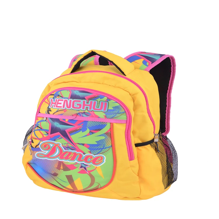 
 Wholesale OEM design yellow children cartoon school bag  