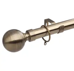 Classic Ball Finials Curtain Rod High-quality telescopic metal curtain rod paint ball bullets