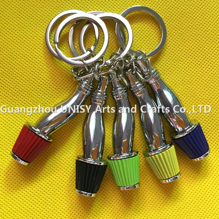 Custom Auto Parts Metal Key Ring Six-speed Manual Transmission Gear Shift mushroom  Keychain