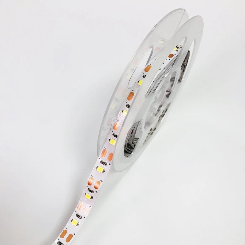 
8mm Width PCB SMD2835 5V 60led per meter LED flex strip light IP20 white warm white led Flexible strip light indoor lighting 