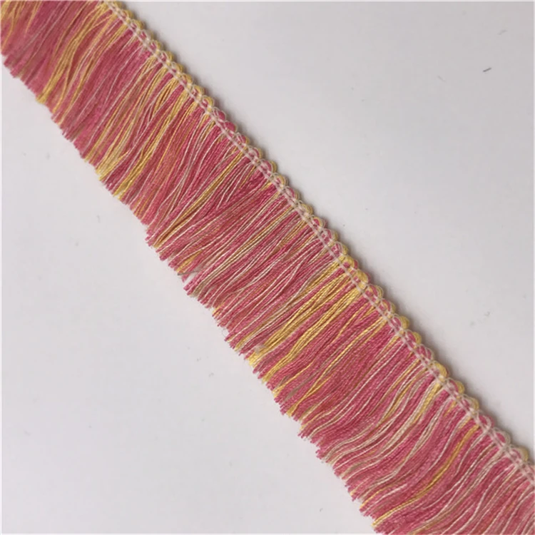 Guangzhou supplier cotton pillow tassel sewing accessories for clothing boho fringe trim