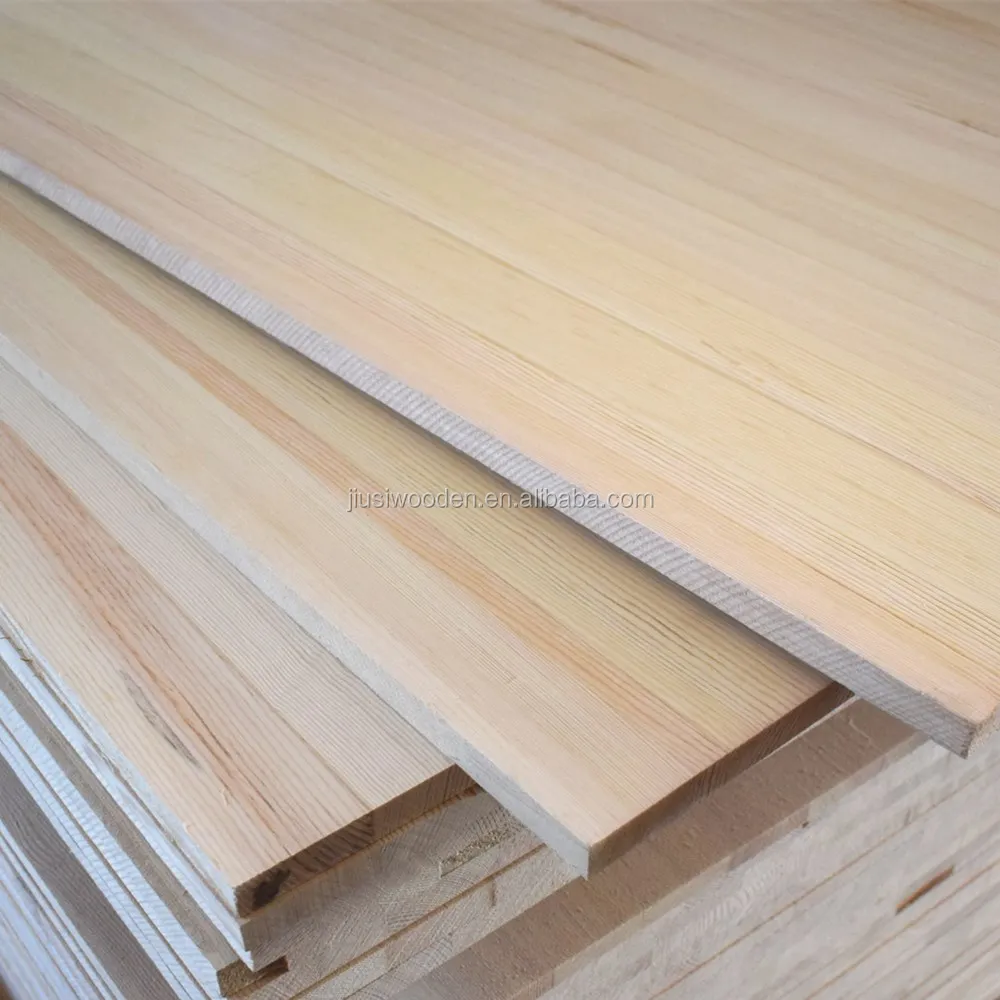 AA Grade Pine Finger Joint Laminated Board/wooden Panel /lumber From China JiuSi factory
