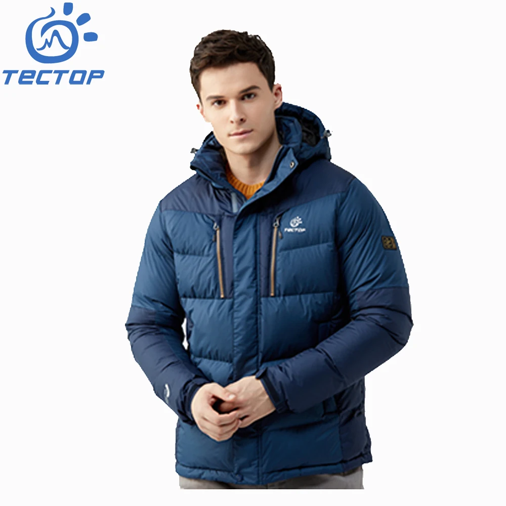 Ultra Thick Hot Man Outdoor Goose Down Canada Parka Coat