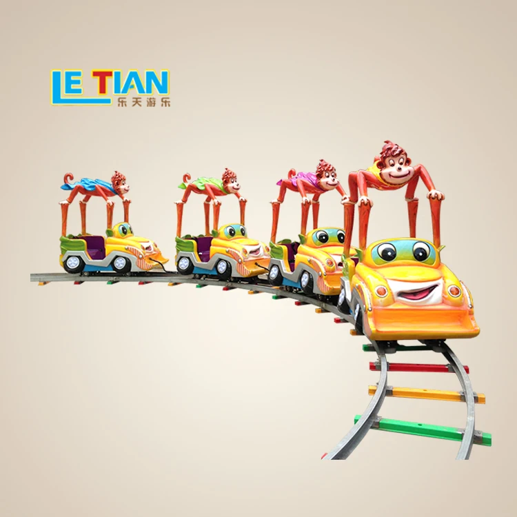 Outdoor Amusement Park Equipment Kids Electric Track Trains For Sale