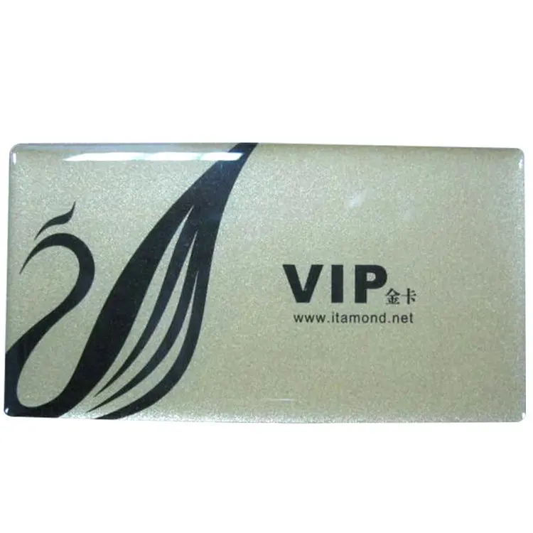 pvc epoxy crystal hang smart card tag