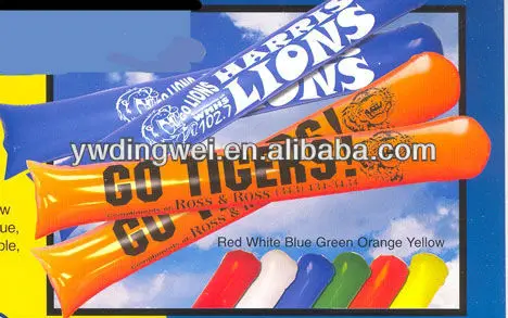 
inflatable cheering sticks for football matches 