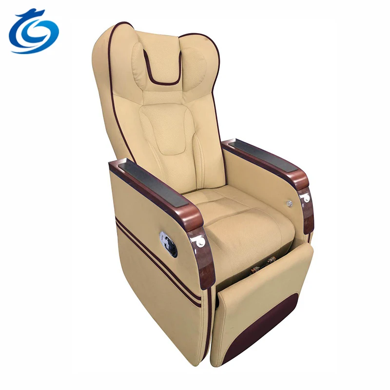 
JiuLong VIP Business Seat 2+1 Leather Large Thick Auto bus business coach vip seat 