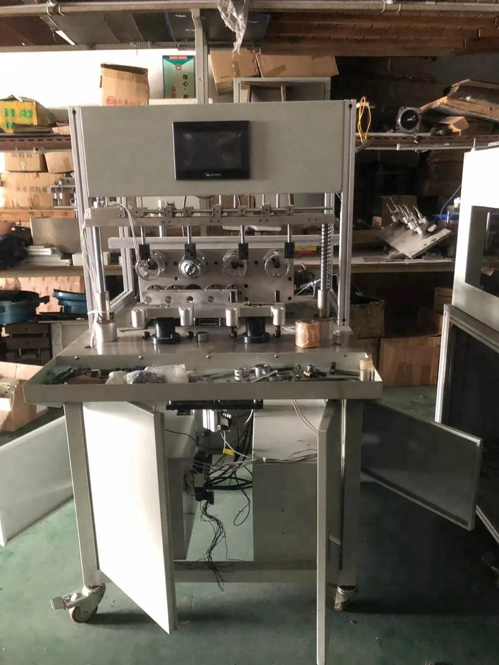 electric high quality toroidal motor coil winding wire stripping machine yarn winding