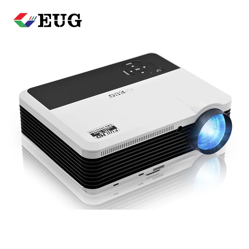 Горячая Распродажа в США EUG X88 + Full HD светодиодный ЖК Портативный проектор для домашнего кинотеатра