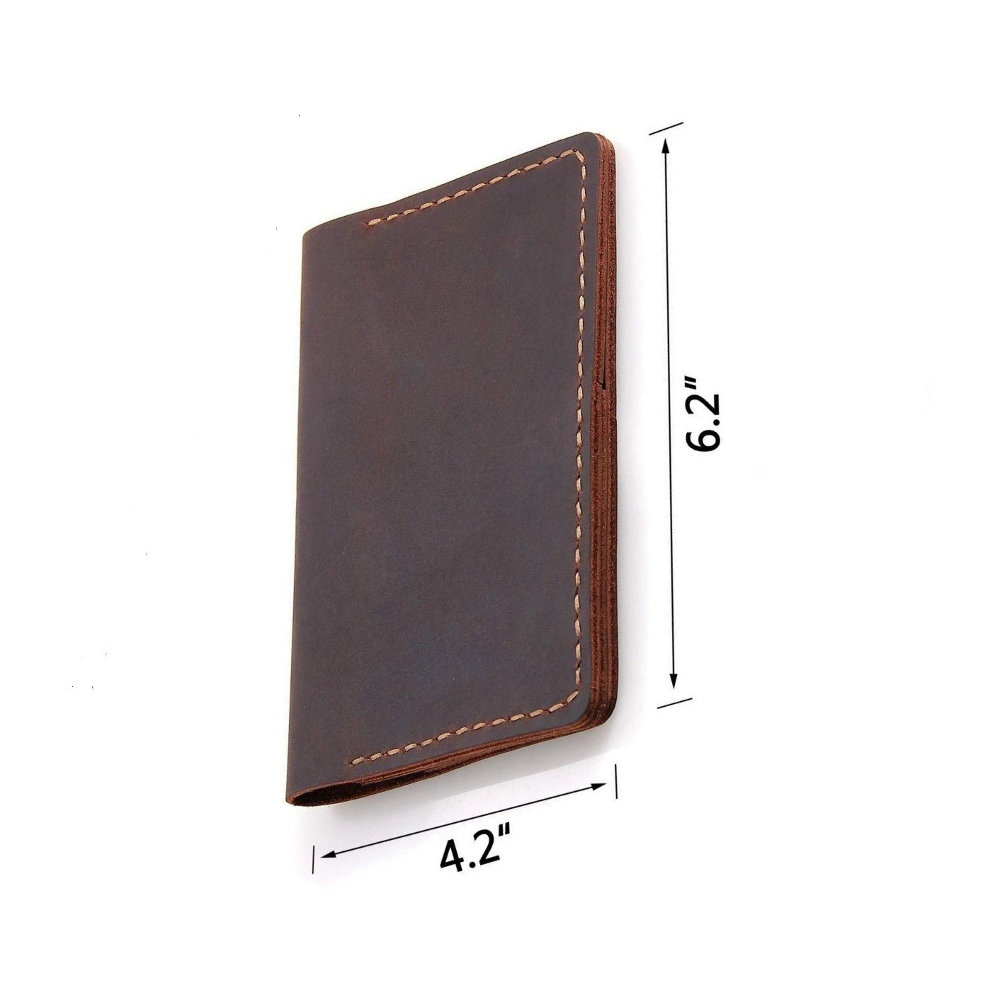 Handmade Vintage Leather Travel Journal Custom Glue Bound Notebook Field Notepad Daily Planner Organizer Business Notebook