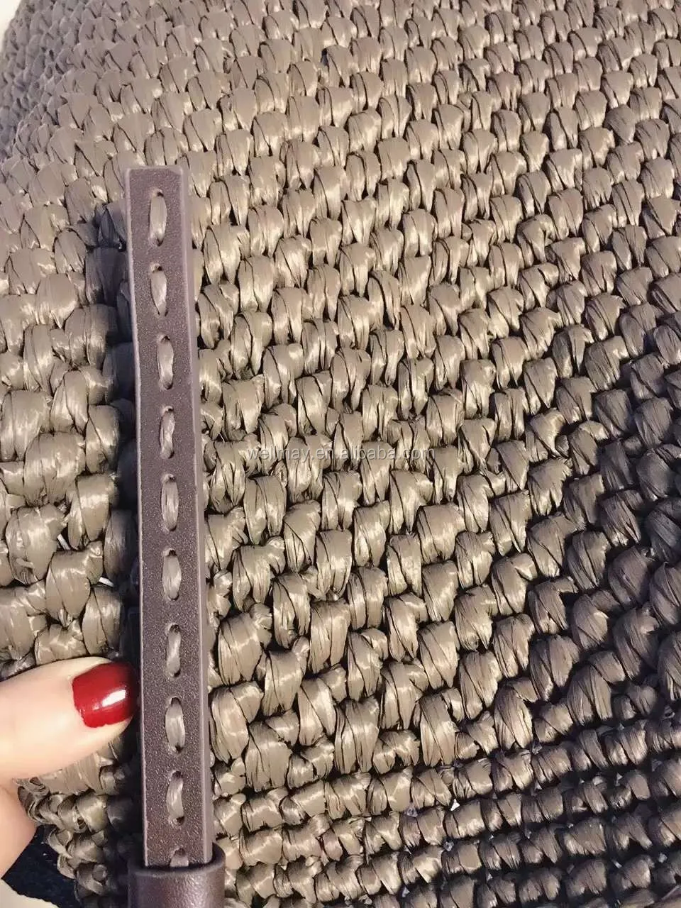 
Rayon raffia bag / Large raffia tote bag 100%hand made 