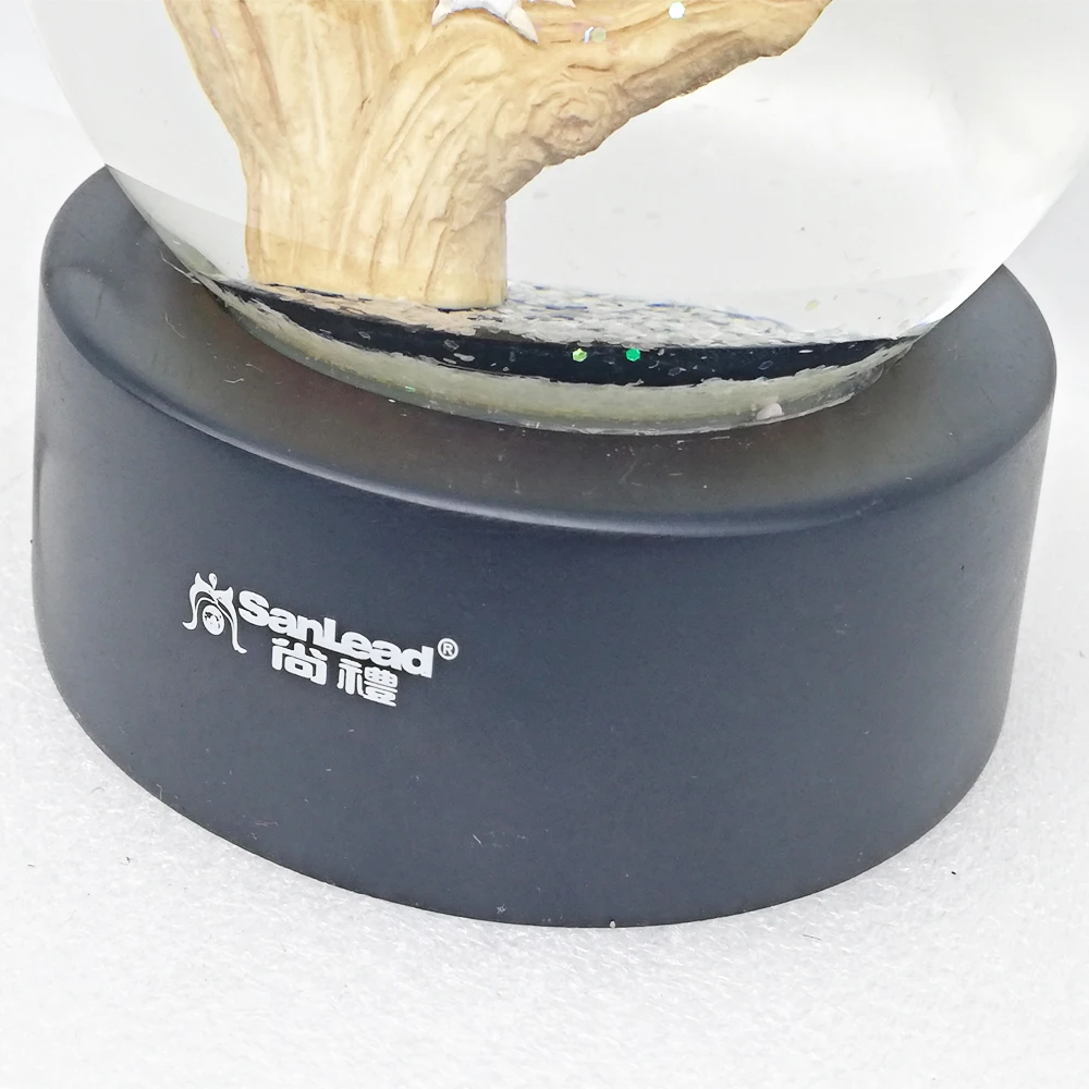 10 см стеклянный поток ликера конфетти жидкий водяной шарик с блестками из зыбучих песков и изгородь птица сова снежный шар купольный