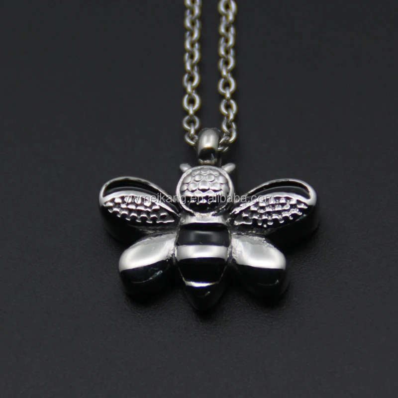 Cute Queen Honey Bee Jewelry Ash Pendant