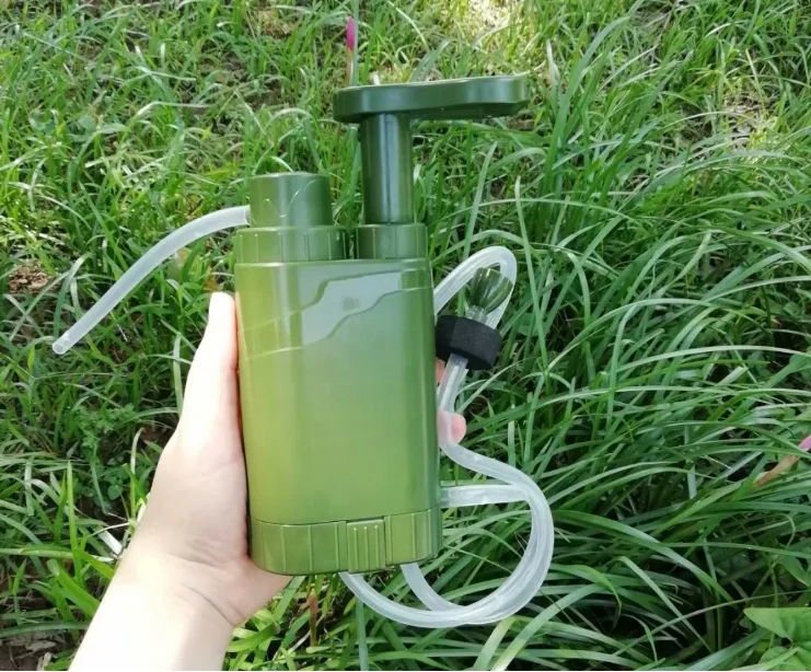 Personal  Water Filter Straw, Portable Water Purifier Survival Filtration Gear, Drinking Outdoor for Hiking Camping Travel Climb