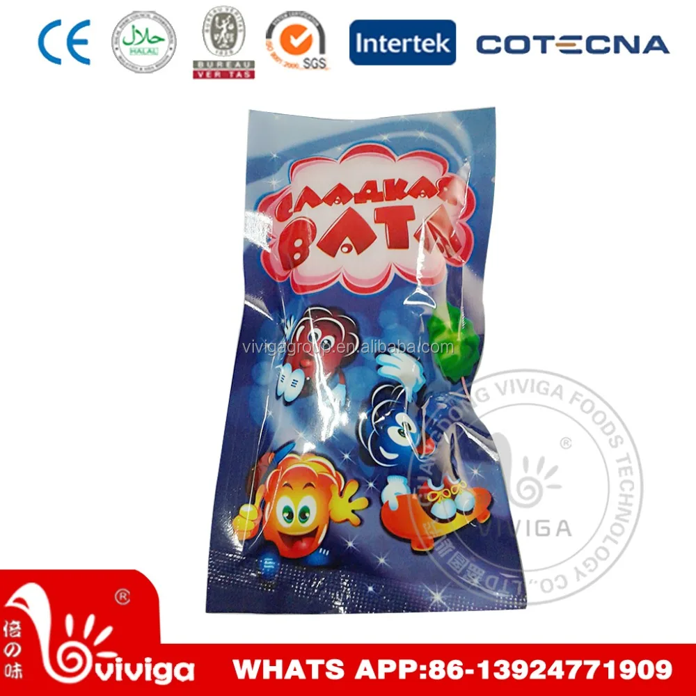 factory wholesale funny popping candy filled marshamallow cotton candy