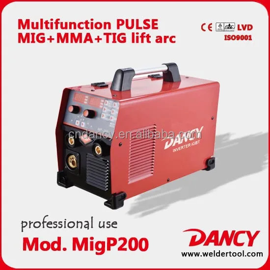 Профессиональный пульс mig/mag инвертор 200 ампер