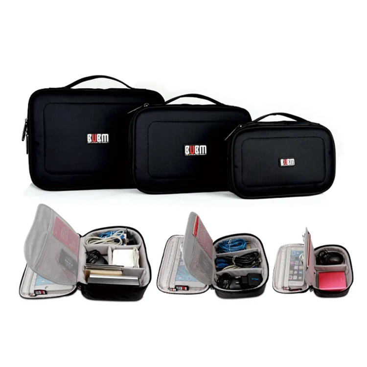 BUBM waterproof High Capacity Durable USB Cable Organizer  digital storage bag