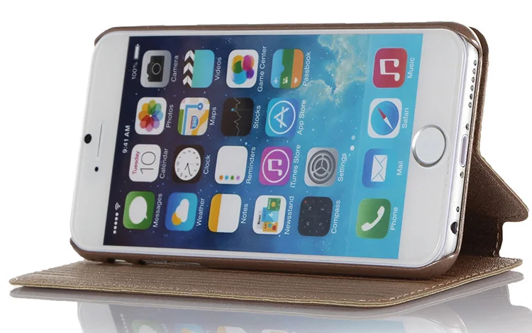 
New Product Cheap 4.7 inch Flip Cover Factory Price Phone Case For iPhone 6 