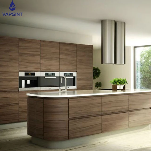 
VAPSINT customized commercial flat pack melamine kitchen cabinet 