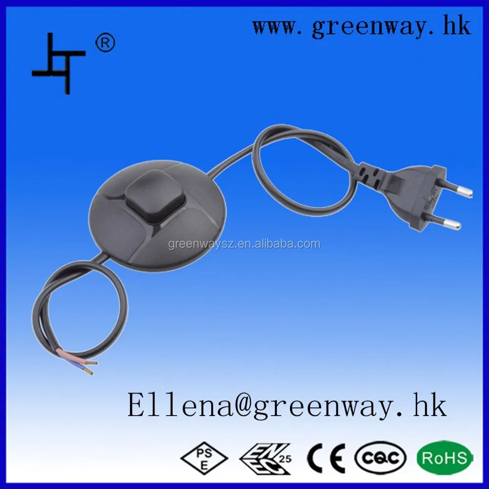 Original In Line Cable Cord Foot Floor Light Switch