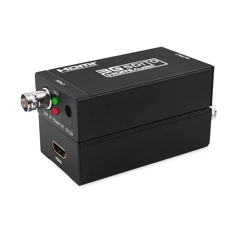 HDTV BNC output 1080P 3G-SDI 100m transmit HDMI to SDI video converter for CCTV camera