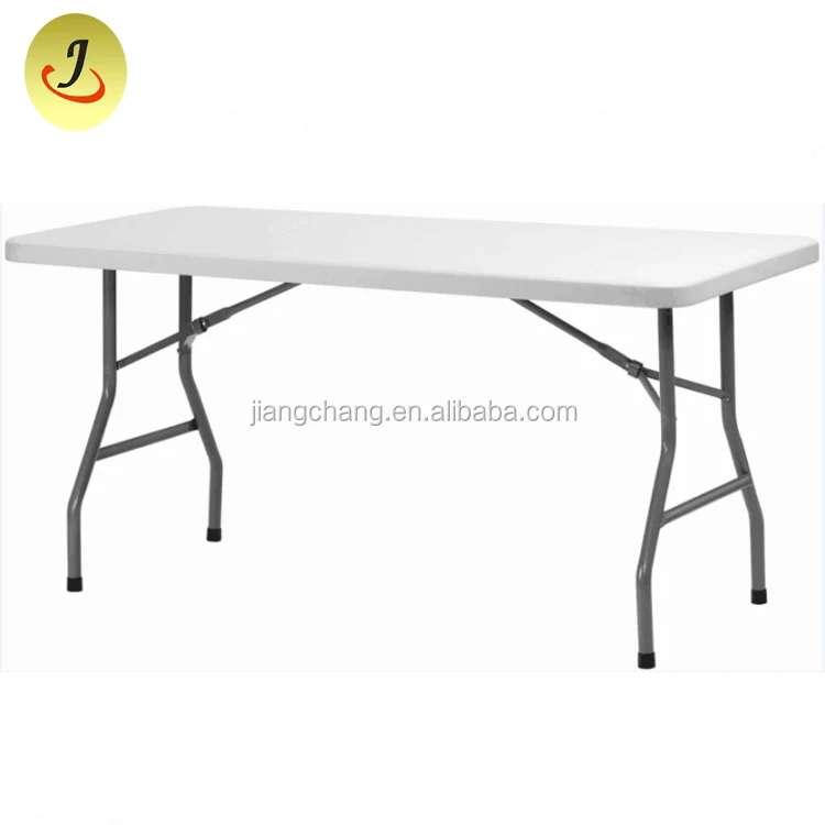 Portable Outdoor Plastic 6ft Folding Rectangular Table JC -T79