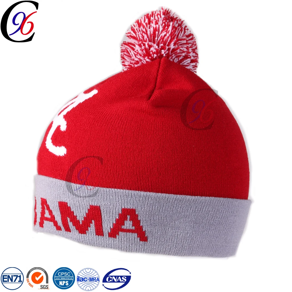 Chengxing качества трикотажные теплый рисунок крючком шапочка бесплатно pom hat