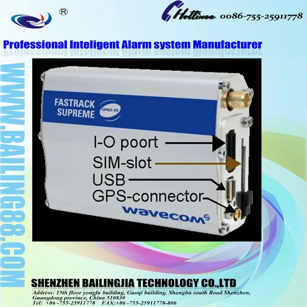 оригинальный франция wavecom модем, с доступом fastrack верховного 20 gprs модем