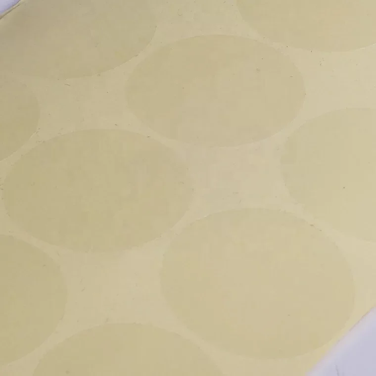 PP  Custom die cut  vinyl Sticker  blank Label sheet manufacturer