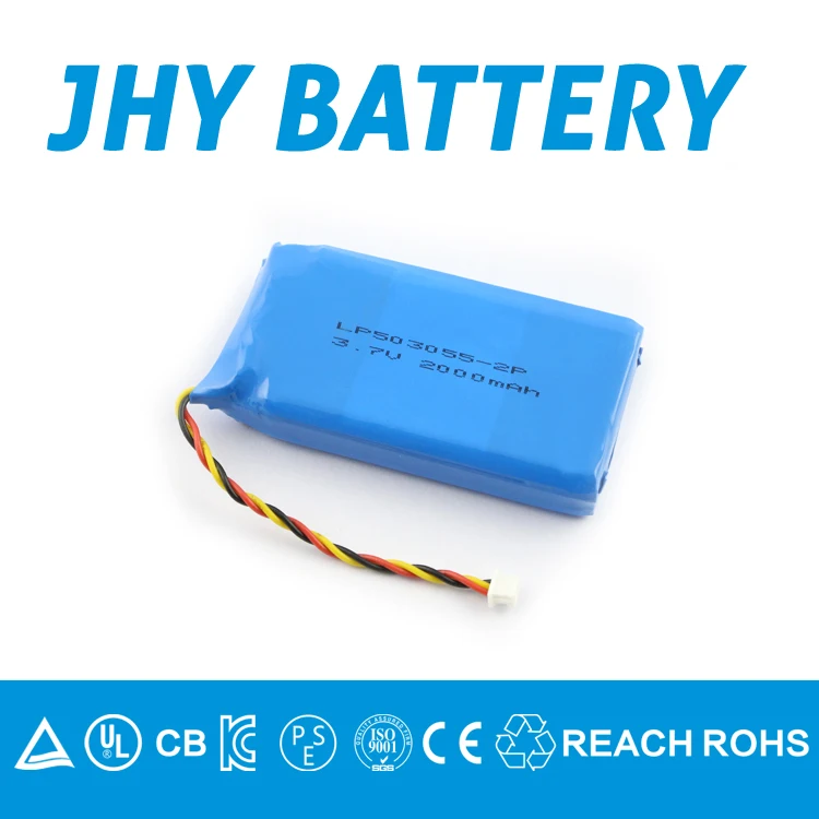 lithium battery 3.7v 250mah 552030 lipo battery rechargeable lithium ion battery