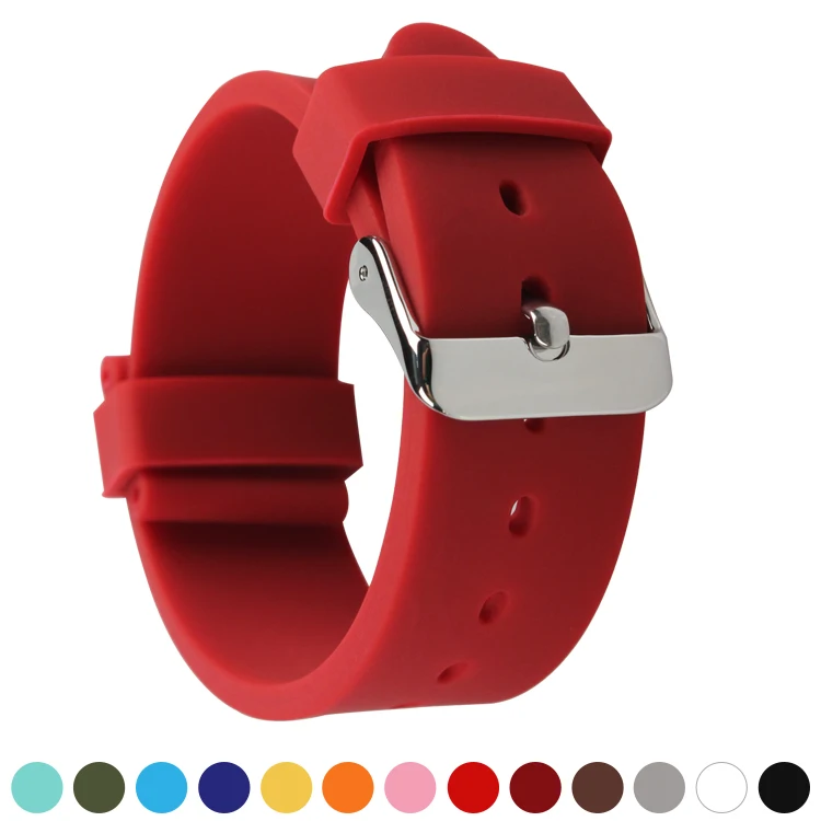 Watch Strap Manufacturer Thick Watch Strap Custom Silicone Band