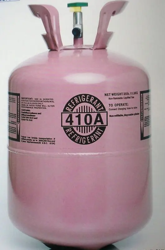 11.3kg packing mixed refrigerant gas 410a with high purity