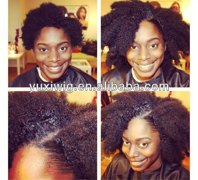 In stock Top selling Real Virgin Mongolian Afro kinky Curly Human hair