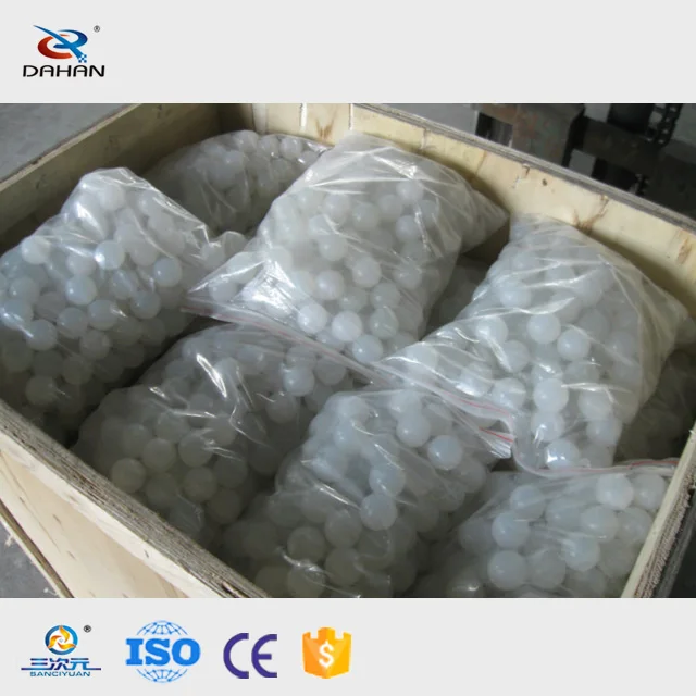 Round sieving machine solid rubber balls vibrating screen part
