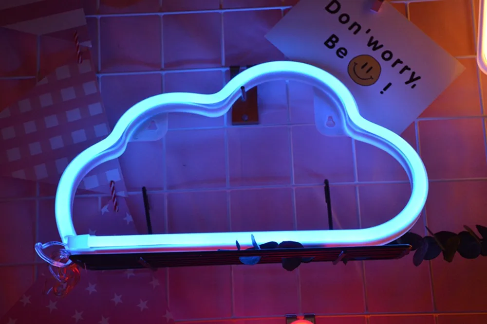 factory wholesale customized led wall lamps cloud neon table sign custom neon night light led lighting lamp for home deco