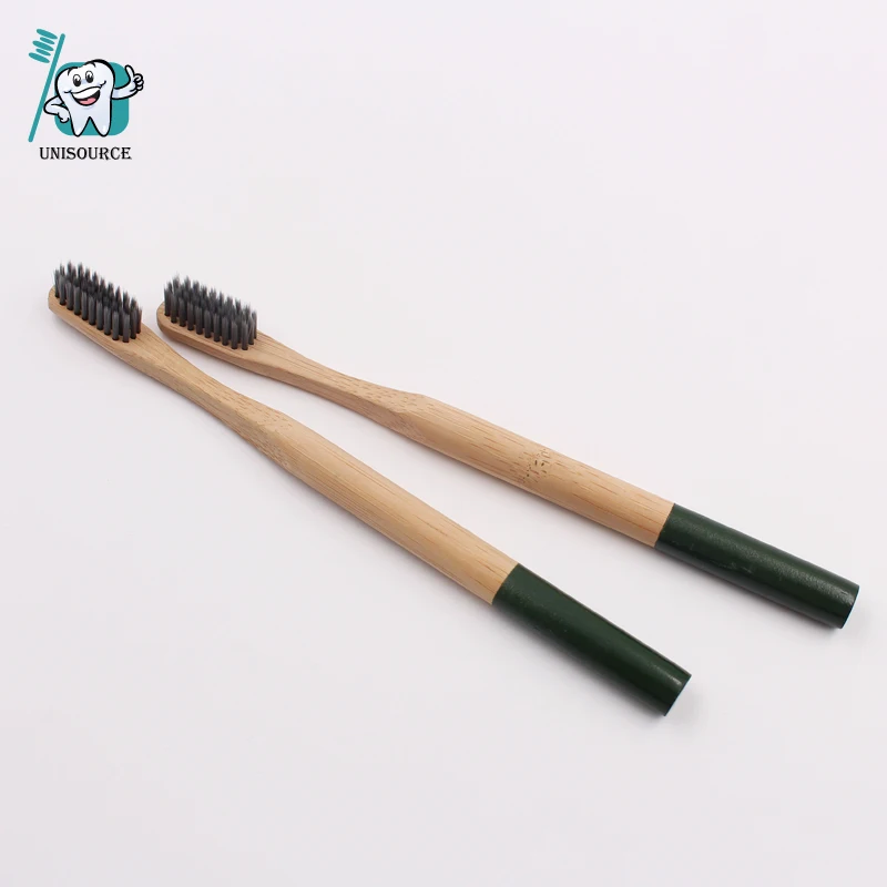 2024 Kids Bamboo Toothbrushes Biodegradable Handle BPA Free Eco Friendly Children Size, Pack of 4 (Spiral Soft Nylon Bristles)