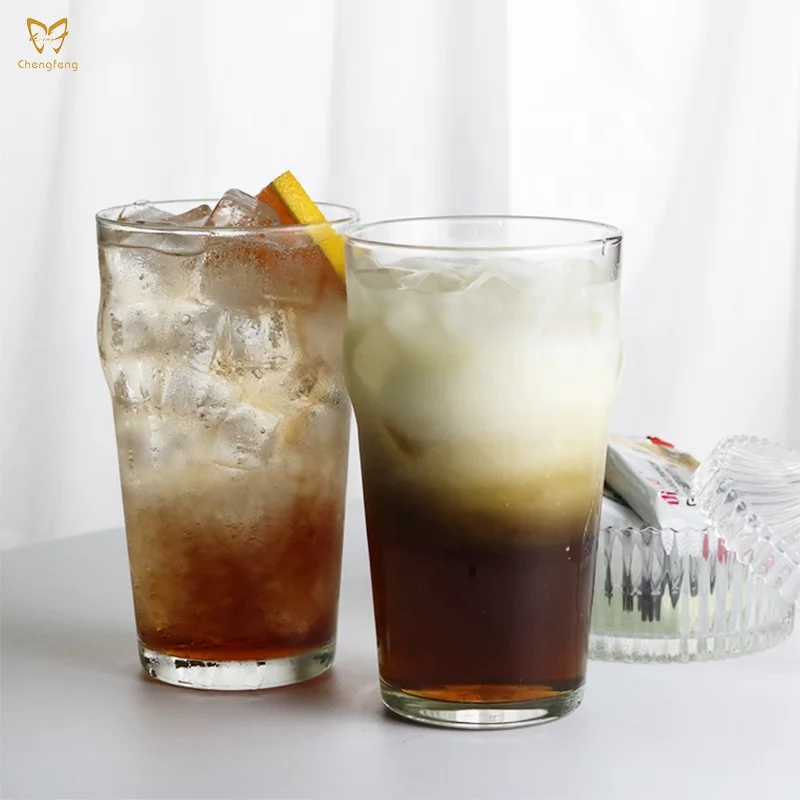 19 oz British Pub Style Pint Beer Nucleated Glass